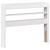 vidaXL voodiraam peatsiga ilma madratsita Valge 90x200 cm