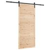 vidaXL Libisev uks Naturaalne 80 x 208 cm Toekas m&auml;nnipuit