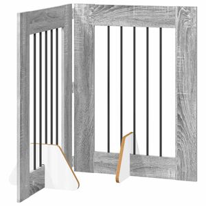 vidaXL Kokkupandav koerte v&auml;rav statiividega 2 tk Hall Sonoma 120,5 cm