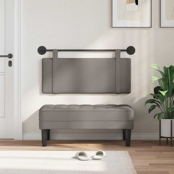 vidaXL Rippuv Peatoe &Uuml;ksv&auml;rviline Pruunikashall 110 x 55 x 5 cm kangas