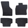 vidaXL Auto matt 4 pcs Must sobib Audi A3-le 2012-2020 Kumm