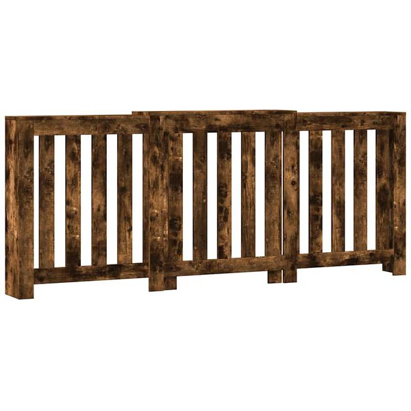 vidaXL radiaatori kate, suitsutatud tamm, 205x21,5x83,5 cm, tehispuit