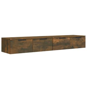 vidaXL seinakapid, 2 tk, suitsutatud tamm, 68x30x20 cm, tehispuit