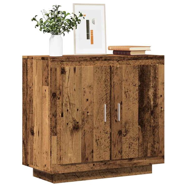 vidaXL puhvetkapp Old Wood 80x40x75 cm Engineered Wood