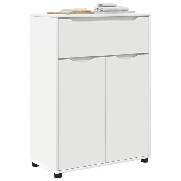 vidaXL Vannitoa kapp sahtliga Valge 72,5 x 36,5 x 100 cm Tehispuit