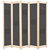 vidaXL 5 paneeliga sirm, hall, 200 x 170 x 4 cm, kangas