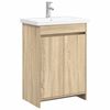 vidaXL Vannitoa m&ouml;&ouml;bleset Sonoma tamm 61 x 40 x 84,5 cm Tehispuit