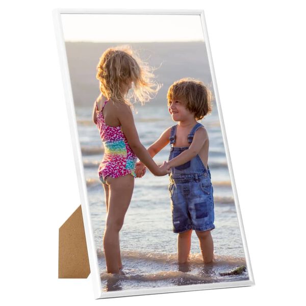 vidaXL pildiraami kollaaž 3 tk, lauale, valge, 13 x 18 cm, MDF