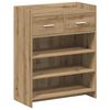 vidaXL Kinga kapp 73,5 x 36 x 92 cm Tehispuit Artisan tamm