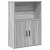 vidaXL raamatualus, hall Sonoma tamm, 60x24x85 cm, tehispuit