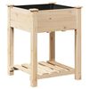 vidaXL Aia istutuspot Beež 60,5 x 60 x 76,5 cm Tugev kuusepuit