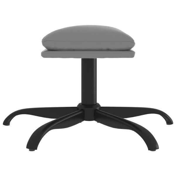 vidaXL jalapink, antratsiithall, 60x60x36 cm, kunstnahk