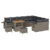 vidaXL Aia Diivanikomplekt 12 pcs Hall pol&uuml;rotang