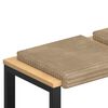 vidaXL Pingipadja 4 tk Pl&uuml;&uuml;&scaron;ist korduroy Pruunikashall S&uuml;gavus 35 cm