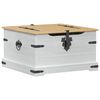 vidaXL storage box riiuliga Valge 78 x 78 x 45 cm Tahke m&auml;nd