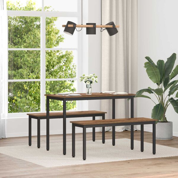 vidaXL pink Vana puit 110 x 35 x 45 cm Tehispuit