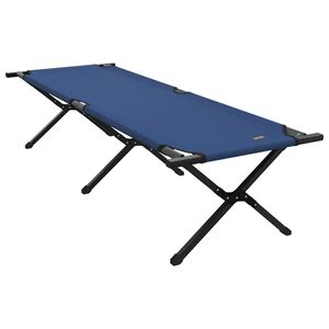 vidaXL Kokkupandav telkimise voodi Sinine 193 x 69 x 45 cm