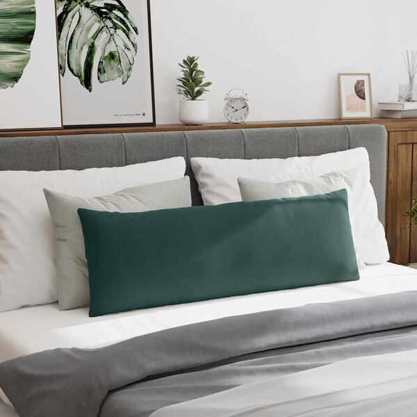 vidaXL Diivanipadjad 2 pcs Tume rohelise 120 x 40 cm Korter kangas