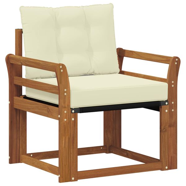 vidaXL V&auml;li diivanikomplekt Tugev acacia puit ja Textilene