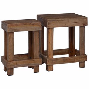 vidaXL Taimede alus 2 tk Pruun 70 x 11 x 27 cm Mahagoni Puit