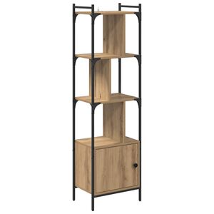 vidaXL Raamatukapp 6 tasandit 44,5 x 30 x 154,5 cm Tehispuit