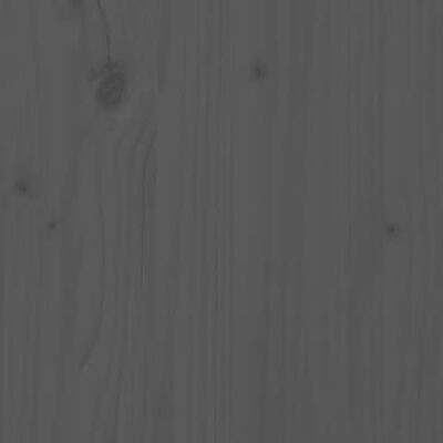 vidaXL riiuliga taimekast, hall, 111,5x111,5x81 cm, männipuit
