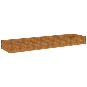 vidaXL taimekast, 387 x 100 x 36 cm, Corten-teras