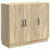 vidaXL K&otilde;ide Sonoma tamm 89 x 34,5 x 77 cm Tehispuit