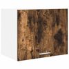 vidaXL Seinakapp Suitsutatud tamm ja valge 50 x 31 x 40 cm Tehispuit