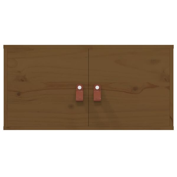 vidaXL seinakapid, 2 tk, meepruun, 60x30x30 cm, männipuit