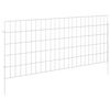 vidaXL Aia aed koos toega 48 pcs 115 x 50 cm Mesh Tsingitud teras
