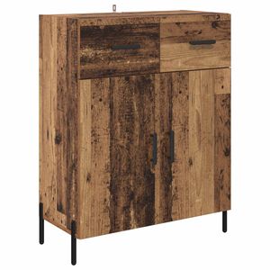 vidaXL K&otilde;ide sahtliga Vana puit 69,5 x 34 x 90 cm Tehispuit