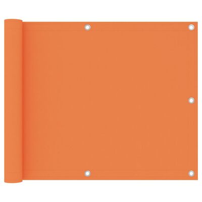 vidaXL rõdusirm, oranž, 75 x 300 cm, oxford-kangas