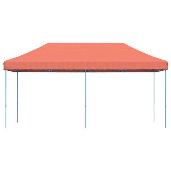 vidaXL kokkupandav pop-up peotelk, terrakota, 580x292x315 cm