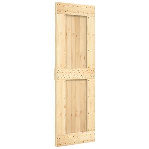 vidaXL Libisev uks NARVIK Naturaalne ja must 70 x 210 cm (152,5 cm)