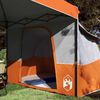vidaXL Telgikomplekt katusega 2 pcs Oranž Taffeta ja kangas