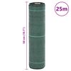 vidaXL umbrohumatt, roheline, 0,5x25 m, PP