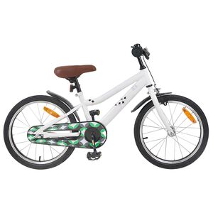vidaXL Laste Bike 18 Tolli 5-7 aastastele Valge