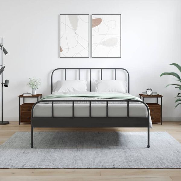 vidaXL &ouml;&ouml;kapid 2 tk, pruun tamm, 34x35,5x50 cm, tehispuit