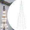 vidaXL LED j&otilde;ulupuu, k&uuml;lm valge, 550 LEDi, 300 cm
