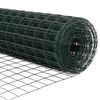 vidaXL Aed koos postiga Roheline 0,6 x 10 m Terased ja PVC