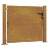 vidaXL aiav&auml;rav 100 x 75 cm corten terasest