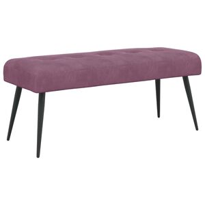 vidaXL N&ouml;&ouml;riga pehmendatud pink Lilla 110 x 40 x 46 cm Samet