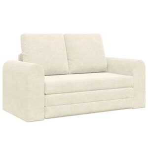 vidaXL Diivanvoodi cream 148 x 71 x 83 cm Samet