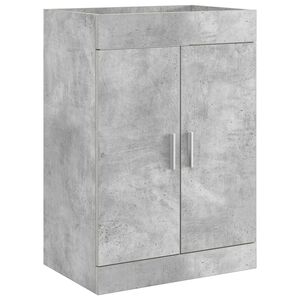 vidaXL Vannitoa all oleva kraani kapp Betoonhall 56 x 37,5 x 81 cm