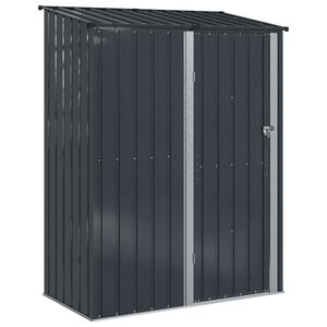 vidaXL Aiakujud Antratsiit 153,5 x 86 x 200 cm Metall