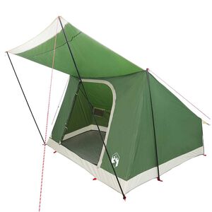 vidaXL Telkimise telk katusega Roheline 282 x 225 x 154 cm taft