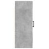 vidaXL seinakapp, betoonhall, 34,5 x 34 x 90 cm, tehispuit