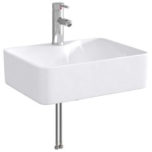 vidaXL Vannitoa pesu kauss Kroom 48,5 x 37,5 x 13 cm Metall