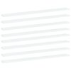 vidaXL riiuliplaadid 8 tk, valge, 100 x 10 x 1,5 cm, puitlaastplaat